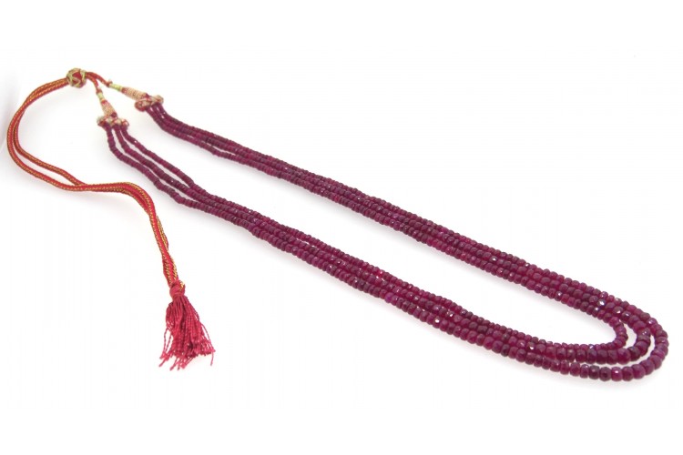 Ruby Beads Necklace